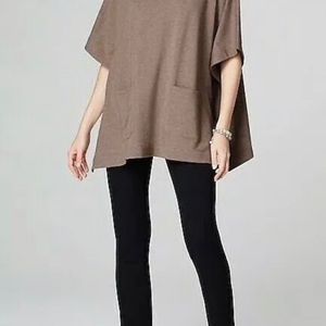 J.Jill Driftwood Heather Poncho - XS/S